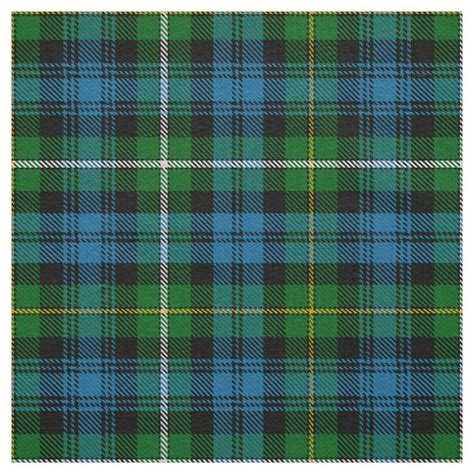 Clan Campbell of Argyll Tartan Fabric | Zazzle