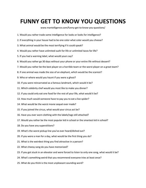 109+ Funny Get to Know You Questions (For: Guys, Girls, Couples)