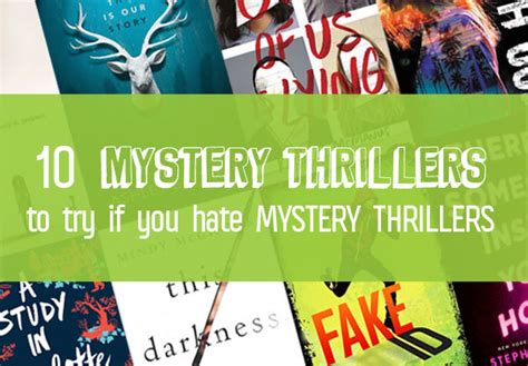 10 Mystery Thriller YA Books for Teens You'll Love in 2018