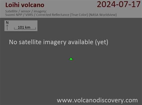 Latest Satellite Images of Loihi Volcano | VolcanoDiscovery