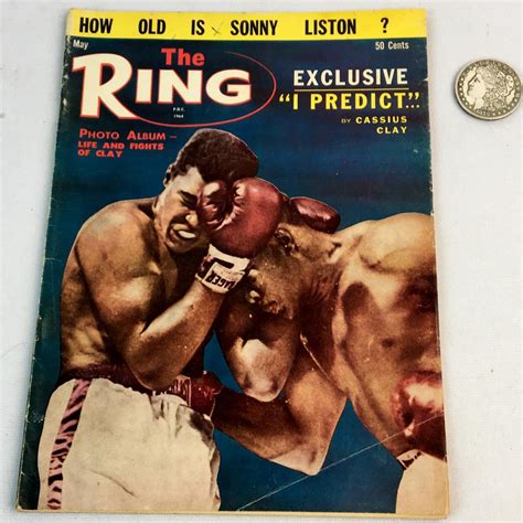 Lot - 1964 The Ring Boxing Magazine Cassius Clay Cover ILLUSTRATED