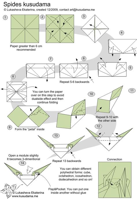 Modular Origami Ball Instructions