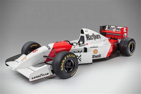 Ayrton Senna’s 1993 McLaren MP4/8A F1 Car Record-setting Grand Prix-winning F1 racer driven by a ...