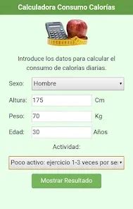 Calculadora Calorías Diarias for Android - Download