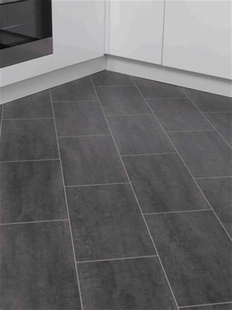 Black laminate tiles- like these, but considering laying tile diagonally... | Vinyl flooring ...