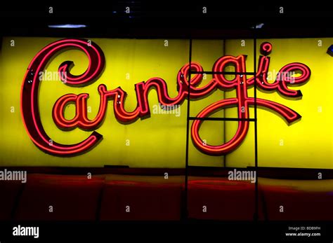 Neon Carnegie Deli Sign Stock Photo - Alamy