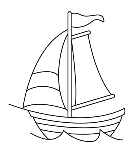 Dibujos De Barcos Para Colorear