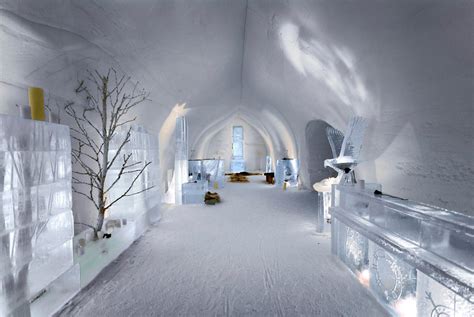 ice hotel lobby, finland photo | One Big Photo