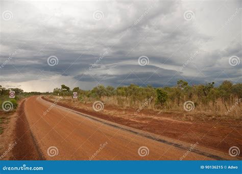 Supercell Storm Formation - Australia Stock Image - Image of downpour, catastrophe: 90136215