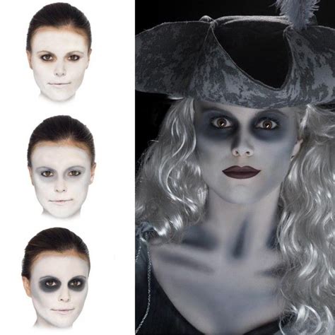 Ghost makeup, Halloween costumes for girls, Makeup kit