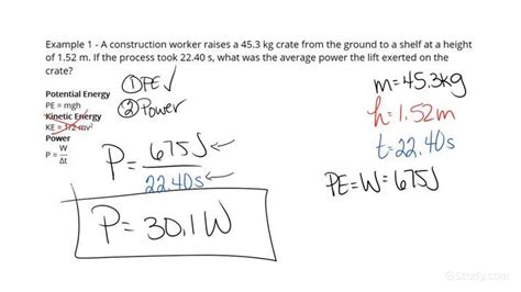 Power Physics Formula