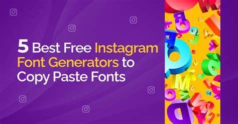 5 Best Free Instagram Font Generators to Copy/Paste Fonts