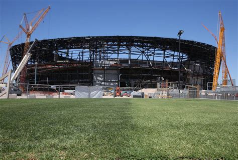 Allegiant Stadium crews test grass for Raiders’ field | Allegiant ...