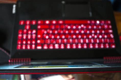 A Red-black Gaming Laptop Picture. Image: 119291509