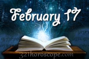 February 17 Birthday horoscope - zodiac sign for February 17th