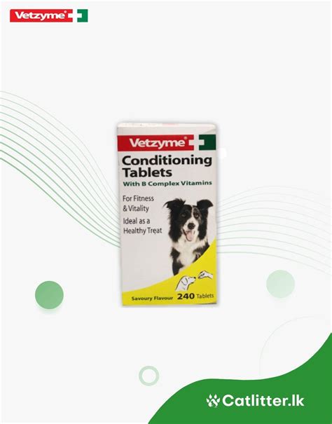 VETZYME Conditioning Vitamins 240 Tablets - Catlitter.lk