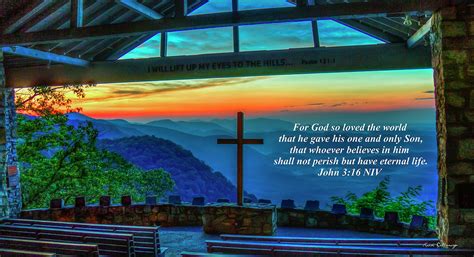 Pretty Place Chapel John 316 Sunrise Landscape Camp Greenville SC Art Photograph by Reid ...