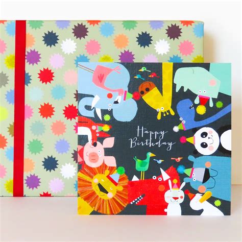 Cards » animals happy birthday card - Kali Stileman Publishing