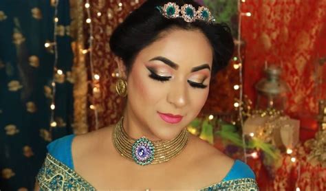 Easy Princess Jasmine Makeup and Hair Tutorial for Halloween | Upstyle