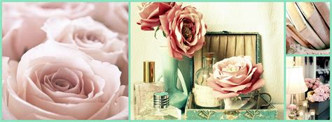 Beautiful shabby chic Facebook cover with roses, perfume and flowers ...