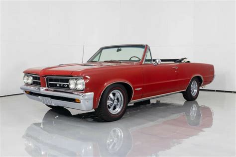 1964 Pontiac GTO Convertible Correct 389 Tri-Power V8 4-Speed Transmission - Classic Pontiac GTO ...