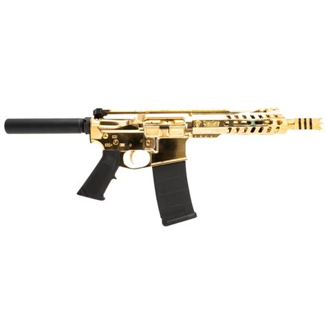 24K GOLD 7.5" Pistol (556) - Premiere Firearms