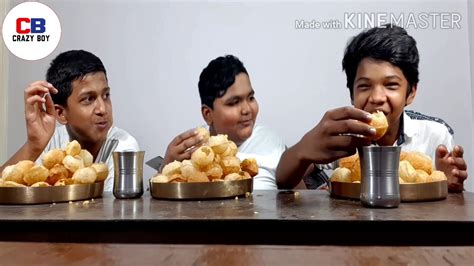 pani puri challenge - YouTube