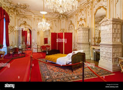 private royal apartments in The Hofburg Palace, Vienna, Austria Stock ...