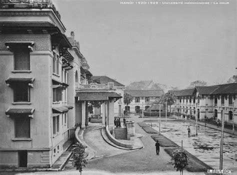 HANOI 1920-1929 - Université Indochinoise - La cour - Sân … | Flickr