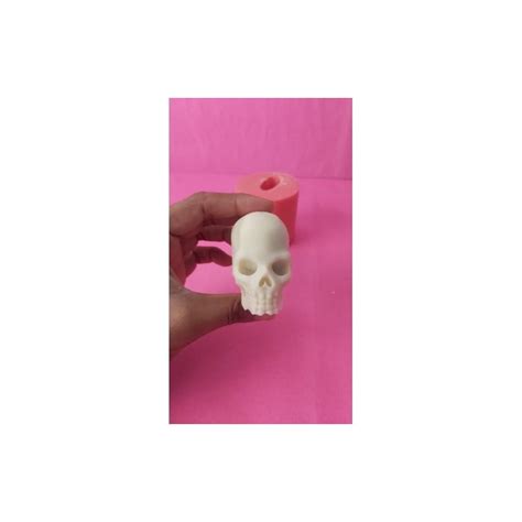 3D skull silicone mold, candle plaster silicone mold, cake mold,