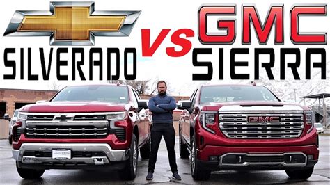 2023 Chevy Silverado VS 2023 GMC Sierra: Badge Engineering? - YouTube