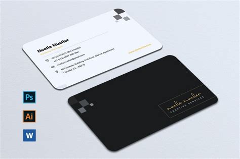 Business Card Template For Google Docs