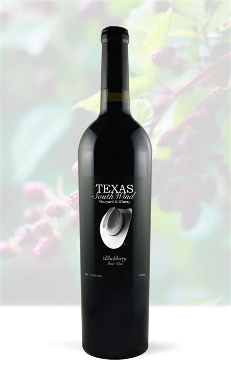 Blackberry Fruit Wine - Texas SouthWind Vineyard and Winery