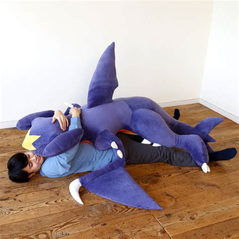 Giant Garchomp plushie capturing hearts of Pokémon fans | PokéJungle