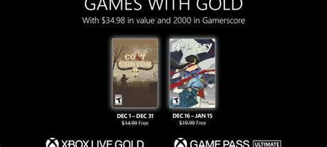 December’s Xbox Games with Gold announced | KitGuru