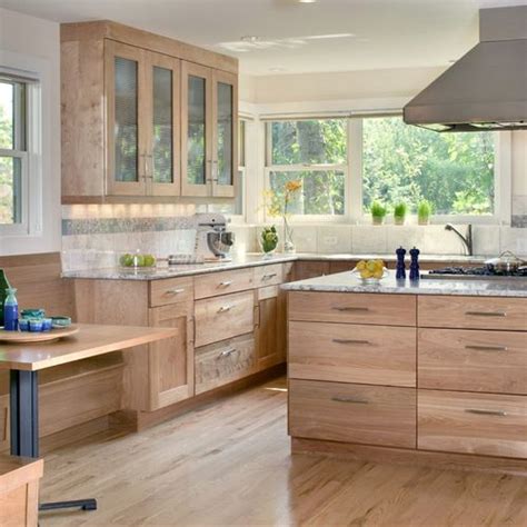 Contemporary Birch Cabinet Kitchen Design Ideas, Remodels & Photos | Kitchen cabinet design ...