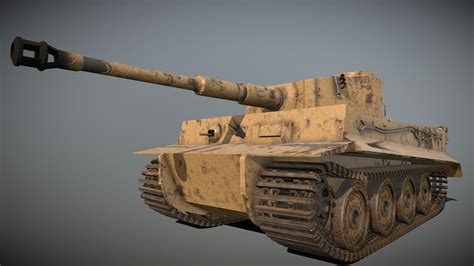 The Tiger H1 Heavy Tank - 3D model by AndrewDW [46d66dc] - Sketchfab