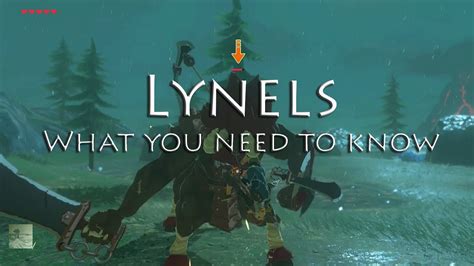 Zelda Breath Of The Wild- Lynels What you need to know - YouTube