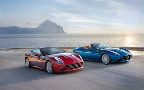 Ferrari California T, Convertible, Road, Sea, Sunset, Car Wallpapers HD ...