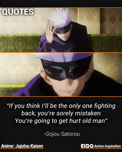 Jujutsu Kaisen Gojo Quotes