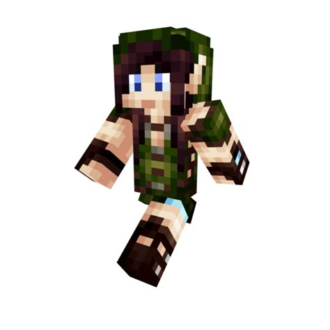 Forest elf minecraft skin by DinowCookie on DeviantArt