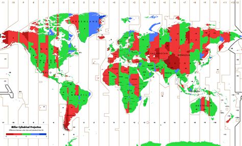 Do you live in the correct time zone? | Correct time, Time zones, Map