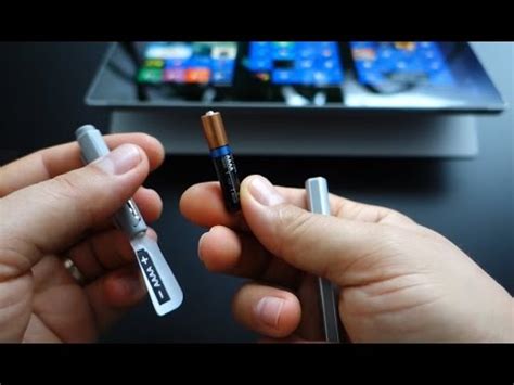 Replace battery in Microsoft Surface Pro 4 Pen | FunnyCat.TV