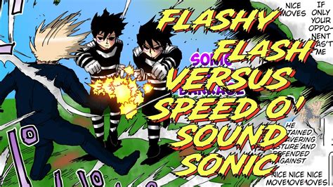 Flashy flash VS Speed O' Sound Sonic | OPM Webcomic Chapter 116 - YouTube