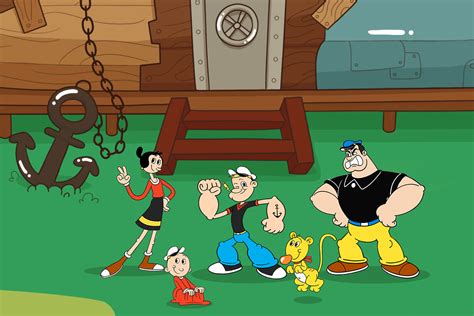 Popular Cartoon Characters Popeye the Sailor Man Popeye Cartoon Art for ...