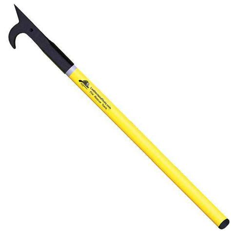 Leatherhead Tools Pike Pole, Round, Yellow Fiberglass PLY-6AH-B | Zoro.com