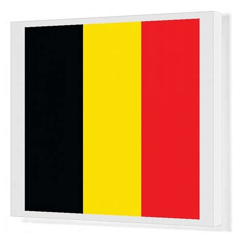 Print of Illustration of national flag of Belgium, with three equal ...