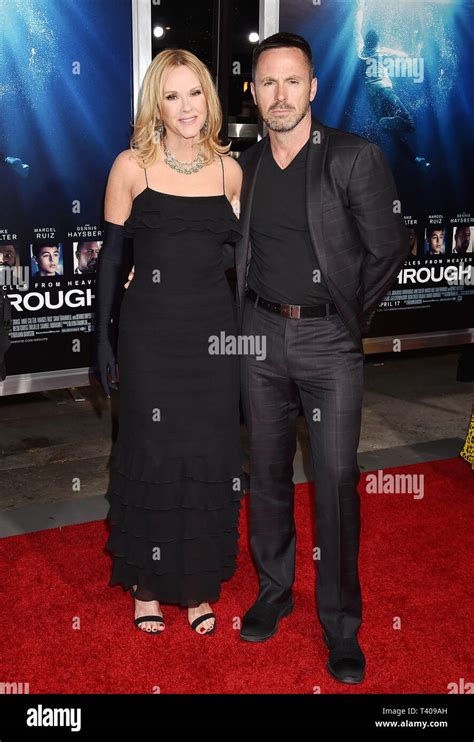 WESTWOOD, CA - APRIL 11: Rebecca Staab (L) and William deVry attend the premiere of 20th Century ...