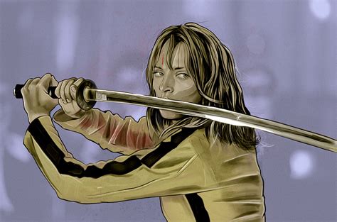 Uma Thurman - Kill Bill by DanielMartinDesign on Dribbble