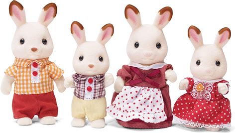 Calico Critters, Famille de Lapin marelle - Poupées - Jouets à ...